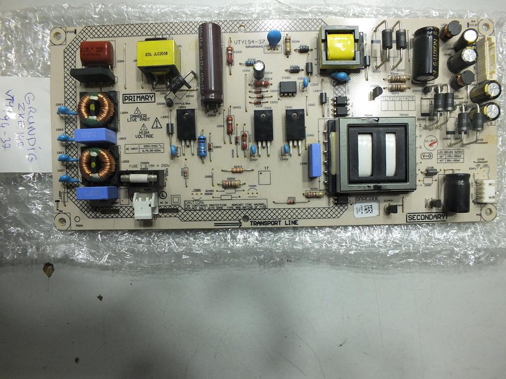 VTY194-37 - ZKE140 - ARÇELIK - AL-40L-5531 - 057D40-B51 - 057D40-B09 - B40-LB-5533 -POWER BOARD- BESLEME KARTI